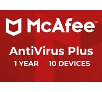 Mcafee Antivirus Plus 1 Year 10 Devices Key - GLOBAL