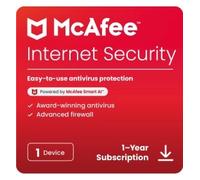 McAfee Internet Security | 1 Device | Licence for 1 year | also for tablet and mobile