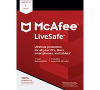 McAfee Livesafe 1 Device 3 Years - Key - GLOBAL