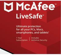 McAfee LiveSafe 2025 EU Key (1 Year / Unlimited Devices)