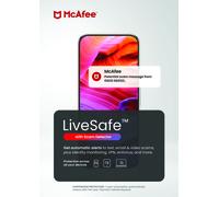 MCAFEE LiveSafe with new Scam Detector - 1 year (automatic renewal) for unlimited devices