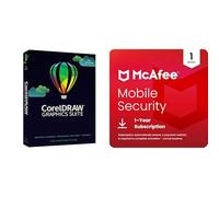 McAfee Mobile Security + Corel CorelDRAW Graphics