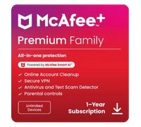 McAfee+ Premium Family 1 Year Unlimited Devices