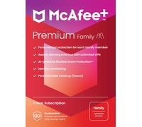 McAfee+ Premium - Family Gift Card (PC, Android, Mac, iOS)