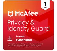 MCAFEE Privacy & Identity Guard - 1 year (automatic renewal) for 1 user (download)