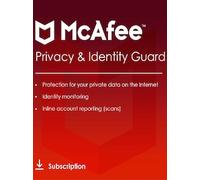 McAfee Privacy & Identity Guard (PC) (1 Device, 1 Year) - McAfee Key - GLOBAL