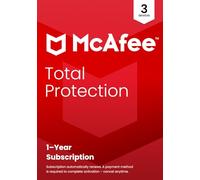 McAfee Total Protection 3-Device 2025 | Security Software Includes Antivirus, Secure VPN, Scam Protection, Identity Monitoring | 1-Year Subscription with Auto-Renewal | Key Card