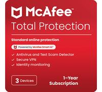 McAfee Total Protection 1 license(s) English