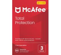 McAfee Total Protection Antivirus 2025 - 3 Device 1 Year Auto - Renewal Posted