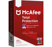 McAfee Total Protection Antivirus security 5 license(s) 1 year(s)