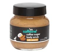 mCaffeine Coffee Sugar Body Scrub with Coconut - Body Wash and Body Exfoliator - Reduces Cellulite and Stretch Marks - All Skin Types - 250 g