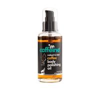 mCaffeine Naked and Raw Coffee Body Polishing Oil - Vitamin E and Essential Oils for Skin - Antioxidants Reduce Cellulite and Stretch Marks - 100 ml