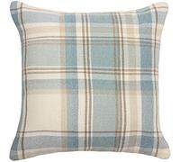McAlister Textiles Heritage Tartan Throw Cushion Cover - 49 x 49 cm in Duck Egg Blue - Wool-Feel Plaid Highlands CheckScatter Pillow Cover For Sofas & Bedroom