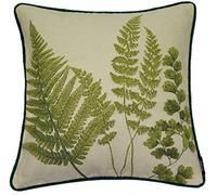 McAlister Textiles Luxury Tapestry Cushion Cover. Mixed Fern Green Decorative Scatter Throw Pillow For Bed or Sofa. Original Design Machine Washable With Hidden Zipper 43cm x 43cm