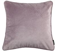 McAlister Textiles Matt Velvet Piped Cushion Covers - Heather Purple 43x43 Cm - 17x17 Inches - Plush Decorative Throw Pillows Machine Washable & Fade Resistant