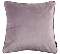 McAlister Textiles Matt Velvet Piped Cushion Covers - Heather Purple 49x49 Cm - 19x19 Inches - Plush Decorative Throw Pillows Machine Washable & Fade Resistant