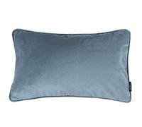 McAlister Textiles Matt Velvet Piped Cushion Covers - Petrol Blue 60x40 Cm - 24x16 Inches - Plush Decorative Throw Pillows Machine Washable & Fade Resistant