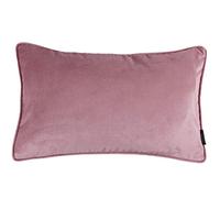 McAlister Textiles Matt Velvet Piped Cushion Covers - Rose Pink 60x40 Cm - 24x16 Inches - Plush Decorative Throw Pillows Machine Washable & Fade Resistant