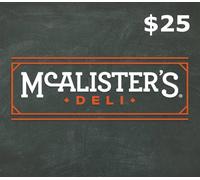 McAlisters $25 Gift Card US