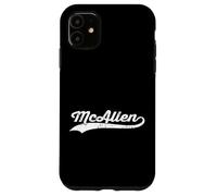 McAllen Texas Vintage Cursive US City Name Retro Sports Case for iPhone 11