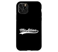 McAllen Texas Vintage Cursive US City Name Retro Sports Case for iPhone 11 Pro
