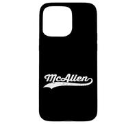 McAllen Texas Vintage Cursive US City Name Retro Sports Case for iPhone 15 Pro Max