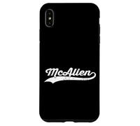 McAllen Texas Vintage Cursive US City Name Retro Sports Case for iPhone XS Max