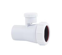 McAlpine 1 1/2" Anti Siphon Adaptor - White