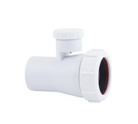 McAlpine 1 1/2" Anti Siphon Adaptor - White McAlpine White