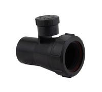 Mcalpine 1 1/2 Inch Anti Siphon Adaptor In Black - Eliminate Gurgling And Negative Pressure