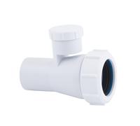 McAlpine 1 1/4" Anti Siphon Adaptor - White McAlpine White