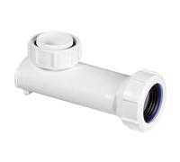 WHB-1 Wash Hand Basin and Bath Space Savers with Self-Closing Waste Valve McAlpine White One Size