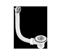 McAlpine 1?" Combined Waste and Overflow for Vanity Basin 60mm Stainless Steel Flange FVW1P
