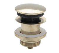 Mcalpine 1.25 Inch Multi-Function Centre-Pin Basin Waste In Brushed Brass Finish
