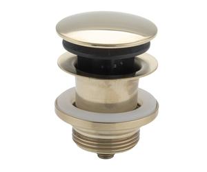 McAlpine 1.25 Inch Multi-Function Centre-Pin Basin Waste in Brushed Brass Finish