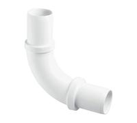 McAlpine 1.25" Pushfit 90 Degree Overflow Bend - Easy Installation Plumbing Component - S4A