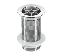 McAlpine 1.25" Urinal Waste 60mm Flange CP Plastic CWU1A in Silver McAlpine Silver