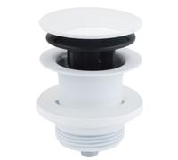 Mcalpine Multi-Function Centre-Pin Basin Waste - 1.25" X 60mm White For Sinks And Basins