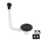 Mcalpine 1.5-Inch Universal Brushed Nickel Basket Strainer Waste And Overflow System