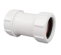 McAlpine 1.5" Universal Slip Through Straight Connector - No Pipe Stop