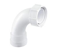 McAlpine 1" 90 Bend - BSP Male Thread x BSP Coupling T1