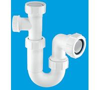 McAlpine 1¼" Tubular Swivel Basin Trap with 19/23mm Pipe Connection ASA10-SP