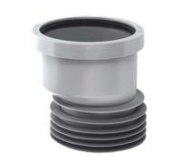 Mcalpine 110mm Low Level Offset Drain Connector With 'o' Seal Socket Grey