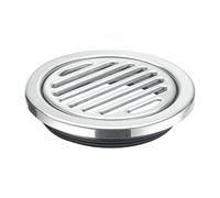 McAlpine 125mm Polished Stainless Steel Grating FGTR125TOP