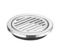 McAlpine 125mm Polished Stainless Steel Grating FGTR125TOP