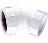 McAlpine 135 Degree Multifit Bend x BSP Coupling Nut ST90OUT