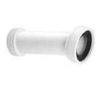 McAlpine WC-CON7 14° Angle Adjustable Length Rigid WC Connector in White McAlpine White