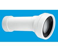 McAlpine 14 Degree Angle Adjustable Length Rigid WC Pan Connector WC-CON7B