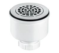 McAlpine 2" 90mm x 50mm Shower Trap with Vertical Outlet & Removable Flange - ST90CPB-P-V