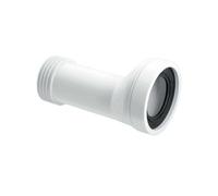 Mcalpine 20mm Offset Adjustable Length Rigid Wc Toilet Connector 90mm Outlet